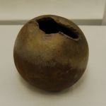 安西美津子(湘南) 陶芸 花瓶「焼締め花活け」