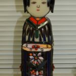 中里澄江 (東京23 )ステンドグラス「スタンド こけし人形」