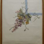 高宮澄子 (東京23) クロスステッチ「ぶどう」