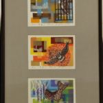 安田 彰 (京葉) 版画「帰還」