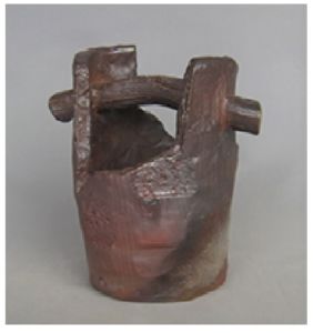 安西美津子(湘南)
「清春登窯焼成
-焼締手桶」